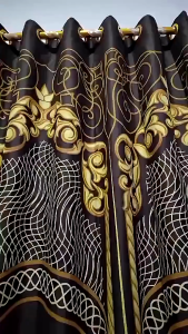 Ready Kain penutup Jendela Gorden Smokring 12 Ring Free Tali Untuk Jendela Dan Pintu Panjang 220 Lebar 110 Bahan POLY MICRO