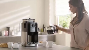 Máy pha cà phê kèm xay hạt tự động Philips Thương hiệu Hà Lan cao cấp HD7761/00 - Hàng Nhập Khẩu