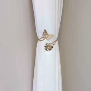 1pcs Luxury Hook Pengait Jepit Horden Gorden Emas Tali Pengikat Gorden Ikat Gorden Estetik