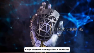 Chuột Gaming Không Dây Attack Shark R2 Magie Siêu Chip PAW3950 MAX Thế Hệ Mới Polling Rate 8K 42000DPI 750IPS