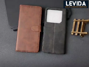 Leather Case Flip Infinix GT 20 Pro Flip Cover Kulit Sarung Buku