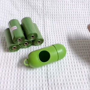 1) ถุงเก็บอึสัตว์เลี้ยง ย่อยสลาย วัสดุธรรมชาติ ถูกสร้างของจากเก็บอึหมา ถูกสร้างของจากเก็บอึแมว