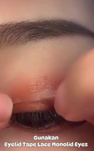 Eyelid Tape Lace Monolid Eyes Skot Mata Jaring Transparan Tipis Invisible Eyelid Veil
