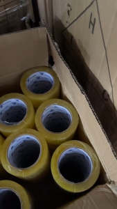 (ม้วนละ1บาท) เทปใส 1 ม้วน กว้าง 5 ซ.ม ยาว 120 หลา ถูกสุดในไทย สต๊อกเทปหลา เหนียวติดแน่น ราคาสุดคุ้ม