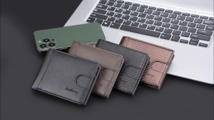 BAELLERRY K9312 Dompet Pria RFID Protect Bahan Kulit PU Leather Premium BAEOS