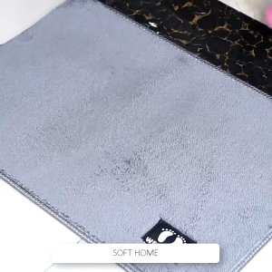 Non-Slip High Quality Stuffed Carpet Rectangular Soft Bath Mat Kitchen Carpet Microfiber 40*60CM