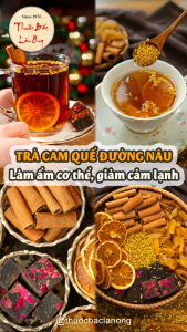 5 - 10 Set trà đường nâu cam quế giảm đau bụng ngày dâu giữ ấm cơ thể - Lãn Ông