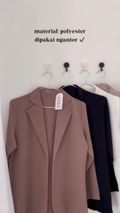 SIVALI Jane Blazer 2048 - Korean Blazer Wanita Lengan Panjang - Outer Blazer - Blazer Kerja