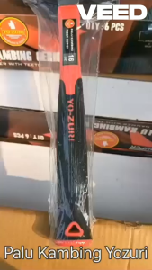 Palu Kambing YOZURI Gagang Fiber Gerigi/Polos varian 8 0z - 16 Oz