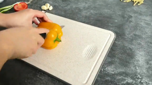 TALENAN JODY CUTTING BOARD STAINLES 2 SISI ALAS POTONG MULTIFUNGSI JERAMI PEMARUT DAN PENGASAH PISAU