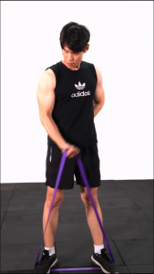 วงออกกำลังกายแบบมีด้ามจับ ยางยืดออกกำลังกาย แรงต้าน ยางออกกำลังกาย ยางยืด ยางโยคะ แรงต้าน ยางออกกำลังกาย 6 ระดับ วัสดุลาเท็กซ์แท้ resistance band yoga band