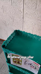 RAK LOTUS bentuk kotak 9031 CLIO - RAK SERBAGUNA PLASTIK WARNA