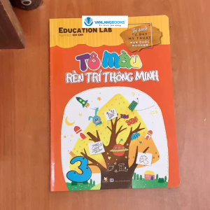 Sách - Tô Màu Rèn Luyện Trí Thông Minh Tập 3-Vanlangbooks