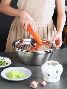 Ultimate Guide to Stainless Steel Kitchen Tools: Strainer with Drain, Multifunctional Food Processor & More