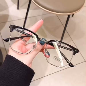 Classic Anti Radiation Photochromic Eyeglasses for Men Women Replaceable Lens