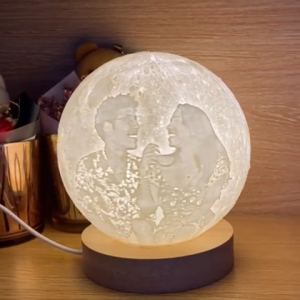 Personalized 3D Moon Lamp with Custom Photo Print Picture Night Light Printed Lunar Night Custom photo Moon Lamp