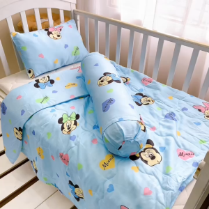 Bộ combo gối mền 3 món Tencel cho bé  vải thoáng mịn mát