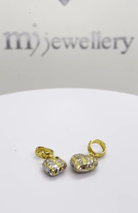 MJ Jewellery 916/22K Gold Love Charm P24 & P25
