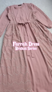 Riskirich Farrah Gamis Brokat Wanita Kondangan Mewah