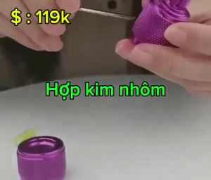 Tay cầm xoáy  chất liệu hợp kim nhôm  cho máy xăm hình