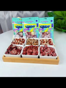 【Value Set】Pet 100g Dog Food Snacks Dog Snacks Treats Chicken Beef Cheese Cube and Stick