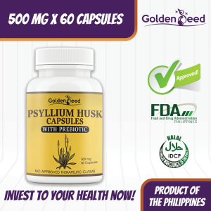 Golden Seed Psyllium Husk with Prebiotic Food Supplement