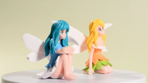 1pcs Elf Flower Fairy Mini Model Figurine & Miniature Fairy Garden Decor