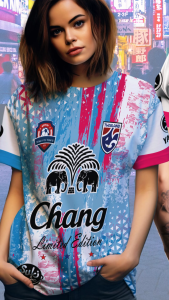 เสื้อยืด ผ้ากีฬา ลายช้าง NCC-23