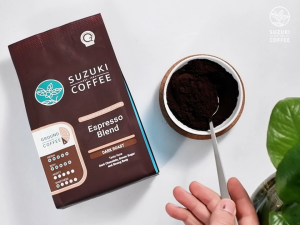 แพ็คคู่ SUZUKI COFFEE คั่วเข้มมาก Espresso Blend กาแฟคั่วบด