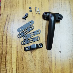 Khóa Cửa Tay Gạt Mở Quay Đi Kèm Đầy Đủ Phụ Kiện Phù Hợp Lắp Cửa Sổ Cửa Treo Cửa Gỗ Chất Liệu Hợp Kim Nhôm