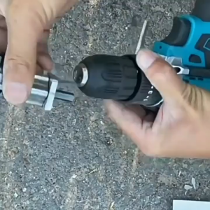 Electric drill for cutting plate Electric iron scissors for cutting metal plate with electric drill Tool clipper