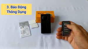 Báo động khi rung có REMOTE điều khiển từ xa - Thiết bị báo rung chống trộm- Ứng dụng tìm xe trong bãi [ KS-SF04R]