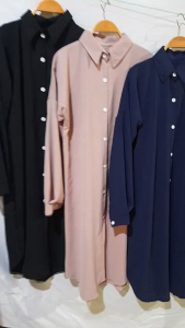 Tunik Wanita Crinkle Airflow Jumbo Terlaris 2024 Fashion Muslim Kekinian