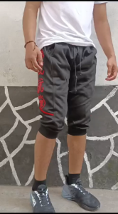 Celana Jogger pants pria / jogger pendek 3 4 / jogger motif korea