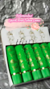 [ 1 KOTAK ] 6 PCS HARE Lipstik Arab ORIGINAL BPOM - 6 PCS Lipstik Hare Hijau Hasil Pink Bisa Bayar Ditempat [ COD ] / YESS