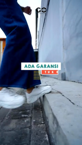 Celana Cutbray Wanita Jeans Dewasa Highwaist & Kantong Cargo Panjang