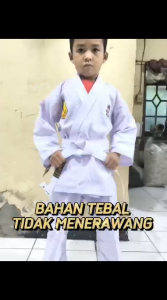 Baju Karate Anak Satu Set plus Sabuk dan Logo Bordir Forki KKI