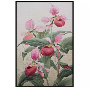 Tranh phong thủy hoa lan tranh treo tường dán tường in canvas trang trí phòng khách nội thất.CGI-731