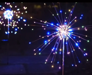 150LED Firework Dandelion Light Solar Garden Light Outdoor Waterproof For Garden Holiday Wedding Party Decoration New year Christmas Decoration