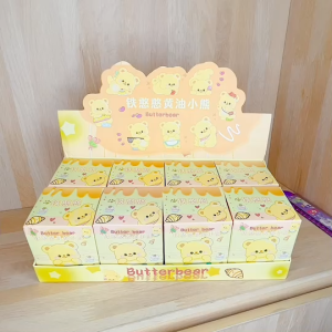 🧸 เฮลโล่ววว ทุกคน กล่องสุ่ม ไอดอลสาวหมีเนย วัสดุเรซิ่น มีการ์ดด้านใน ขนาดกล่อง 6.2*5.7*7.5 cm ( 1 กล่อง 1 จุ่ม ) ลุ้น secret!