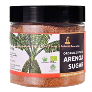 Javara Organic Cristal 300gr Arenga Sugar Powder Gula Organik Jafara Gula Aren Bubuk Sugars Java Ra
