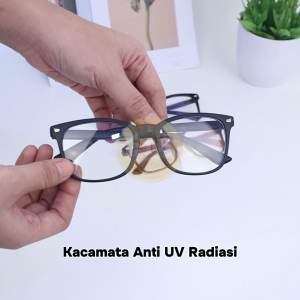 GTB - R102 Kacamata Anti UV Radiasi Fashion Optik Sunglasses Wanita Frame Pria Tren Korea Murah