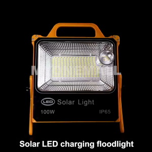 Solar light 1000W IP65waterproof LED flashligh portable light household emergency camping ultra long endurance outdoor