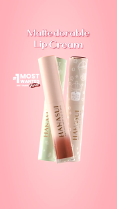 Hanasui Mattedorable Lipcream Boba edition 4gr BPOM / HANASUI Lipcream Mattedorable BOBA | Liptint Lipstik Lipstain Waterproof | HALAL