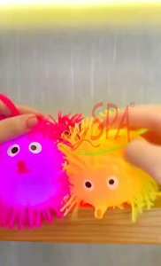 [𝐒𝐆 𝐒𝐞𝐥𝐥𝐞𝐫] BabySPA Squishy Ball LED Jellyfish Silicone Kids Toy Anti-Stress Puffer Ball