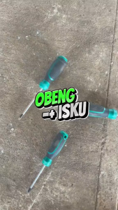 ISKU Obeng Set 2pcs + - Obeng Set Magnetic Screwdriver Set Tip Magnetik CR-V Obeng Set