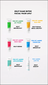 You Hy Amino Facial Wash | Anti Acne | Oil Control | Brightening | Hydrating | Bye Byeteria 50ml 100ml