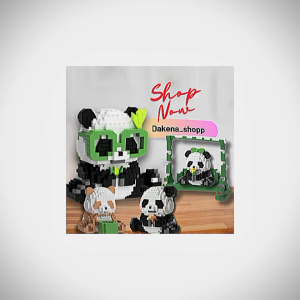 Mainan Edukasi Anak: Miniatur Puzzle Panda & Puzzle 3D Original