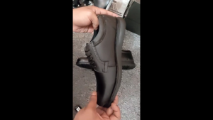 Slovenia Sepatu Oxford Pria Hitam Kulit Pantofel Hitam