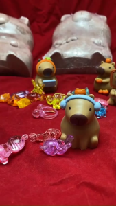 Hàng Sẵn Giao Nhanh- Bộ Đồ chơi giáo dục STEAM Khảo Cổ đào thạch cao chuột lang nước Kapybara-capypara.